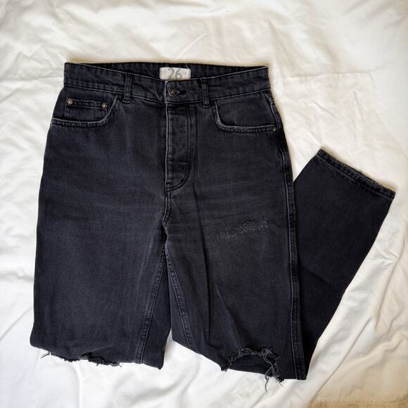 Free People Black High Rise Jeans - Picture 2 of 8
